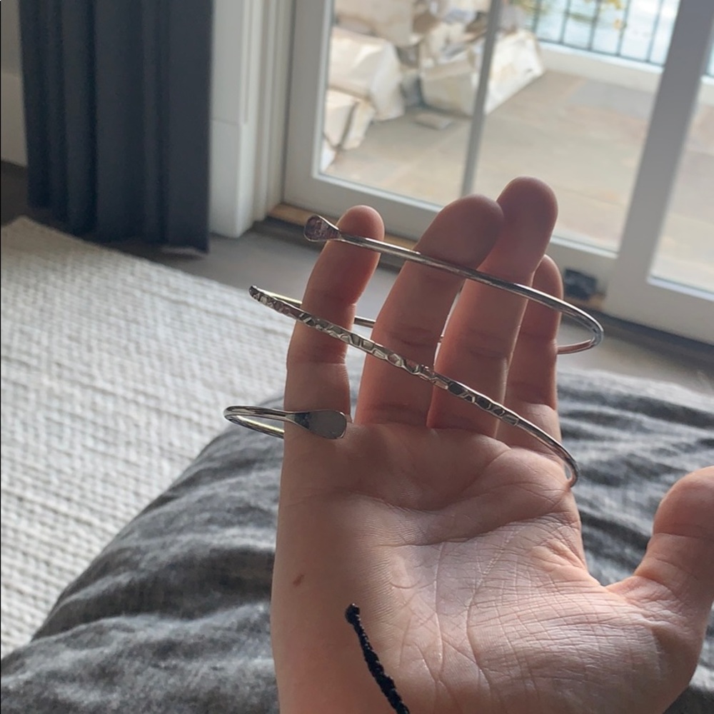 silver arm band